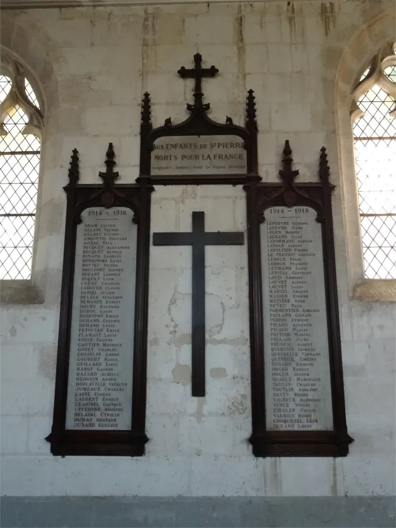  Plaque commémorative église Saint-Pierre