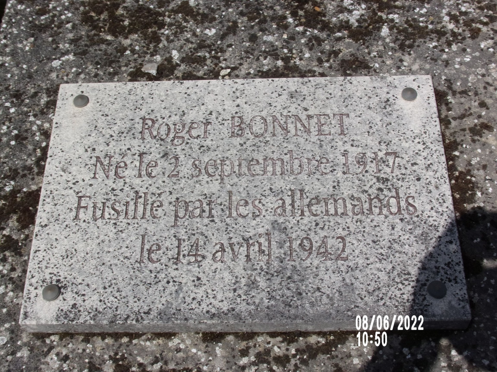 Cénotaphe Roger BONNET