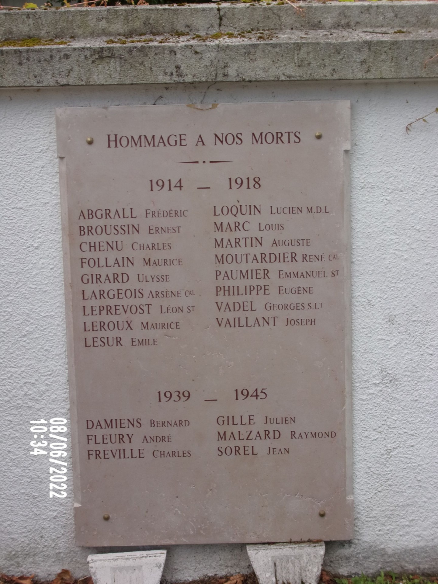 Monument aux Morts 14-18 39-45 